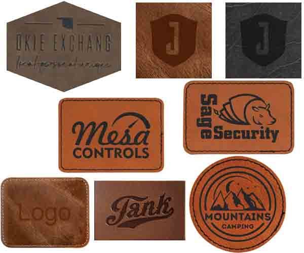Leather Patches MOQ 50 for Leather Labels 15Day Delivery