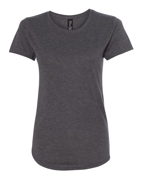Gildan Women's Softstyle® Triblend T-Shirt in Dark Heather