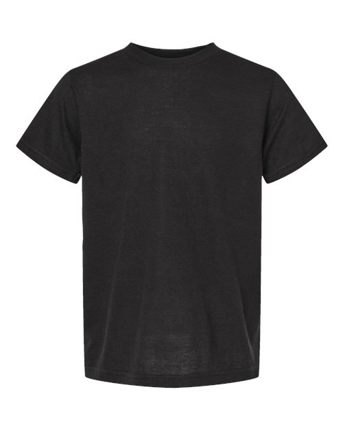 Tultex Youth Poly-Rich T-Shirt in Black