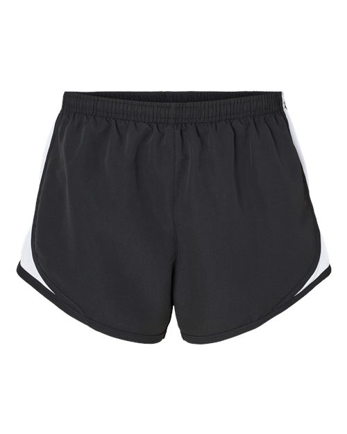 Boxercraft Women's Sport Shorts in Black, front view