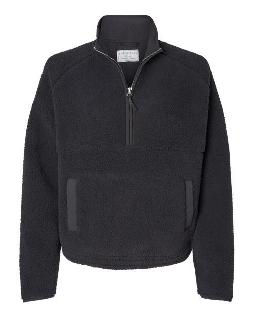 Boxercraft Women's Everest Half-Zip Pullover in Black