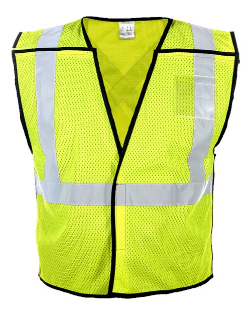 Kishigo Unisex X-Back Breakaway Vest in Lime