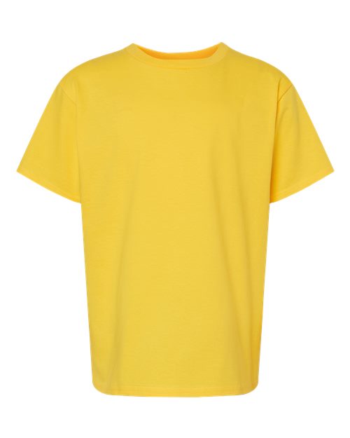 Gildan Youth Softstyle® Midweight T-Shirt in Daisy, front view