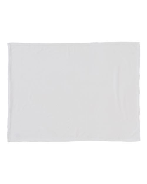 Liberty Bags Sublimation Fleece Baby Blanket in White