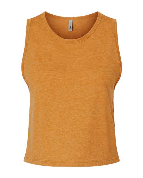 Next Level Women's Festival Crop Tank Top in Antique Gold
