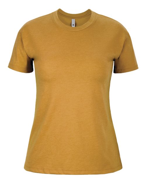 Next Level Women's CVC Relaxed T-Shirt in Antique Gold
