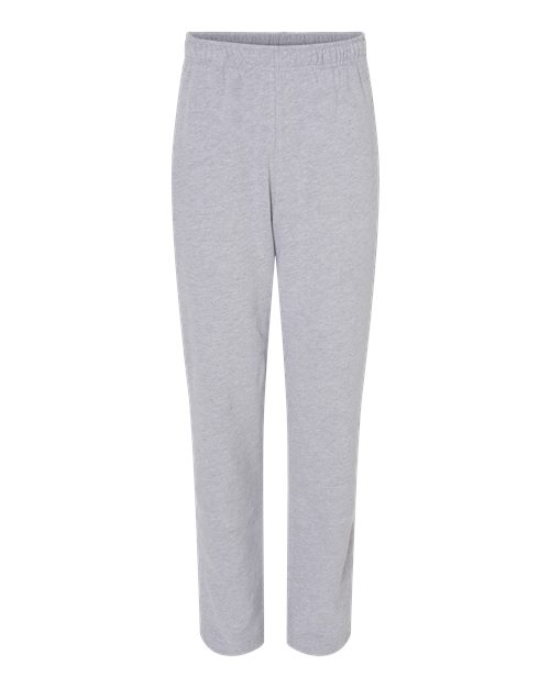 BELLA + CANVAS Unisex Sponge Fleece Straight Leg Sweatpants in Athletic Heather, front view