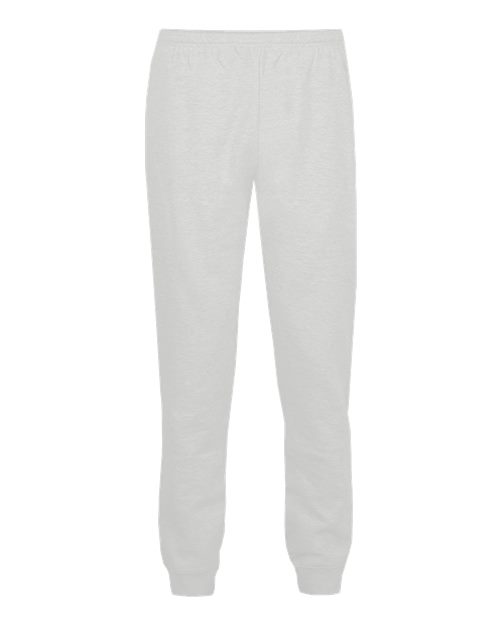Badger Men's Sport Athletic Fleece Joggers in Ash, front view