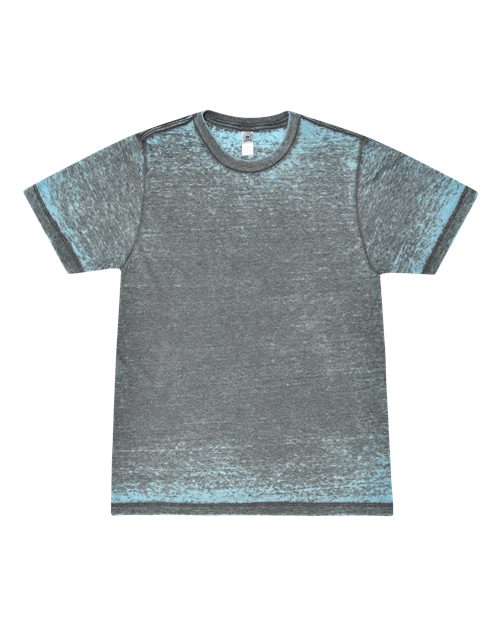 Colortone Unisex Acid Wash Burnout T-Shirt in Arctic Grey