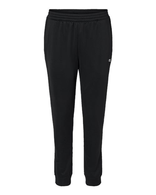 Champion Unisex Sport Joggers in Black, front view