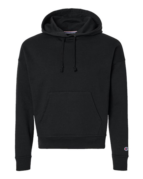 Champion Women's Powerblend® Hooded Sweatshirt in Black