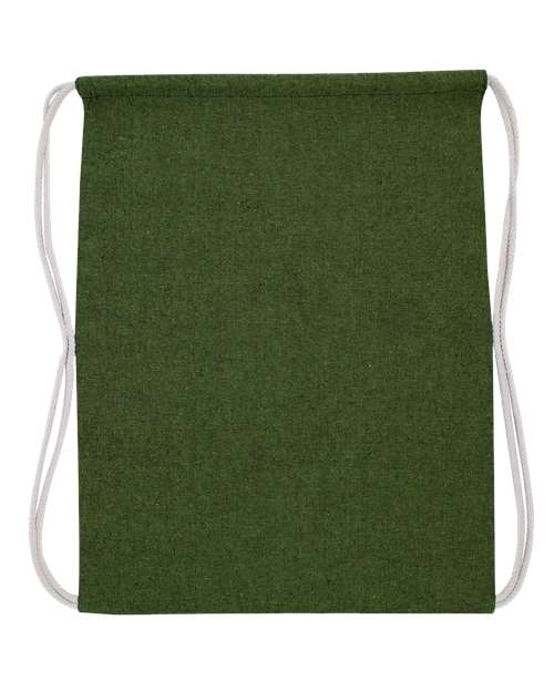 OAD Economical Recycled Sport Pack in Heather Green, front view