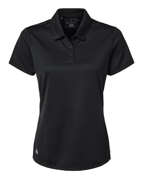 Adidas Women's Micro Piqué Polo in Black
