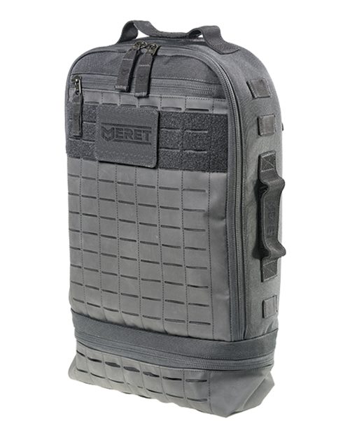 MERET SAVIOR7™ PRO Black Backpack in Black, front view