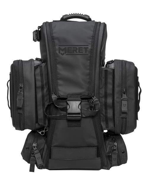 MERET RECOVER™ PRO X Black Backpack in Black, front view