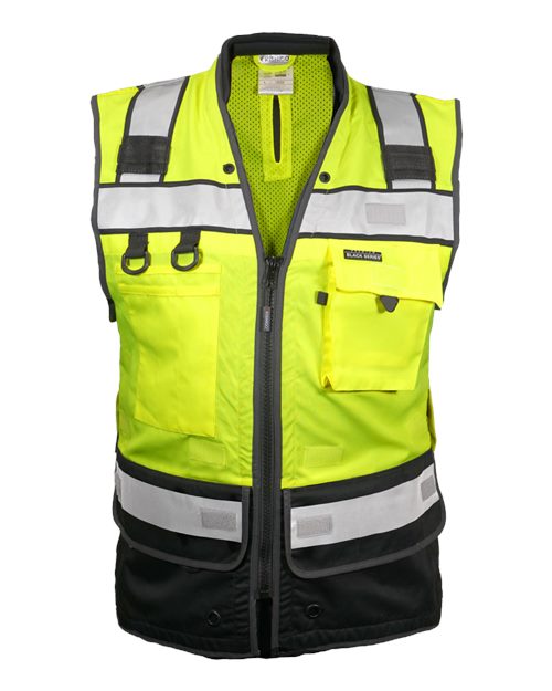 Kishigo Unisex Tool Tethering Class 2 Vest in Lime