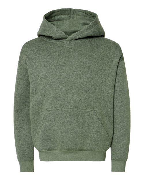 LAT Hoodie Sweatshirt in Bamboo Blackout, front view