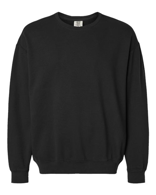 Comfort Colors Garment-Dyed Lightweight in Black, front view