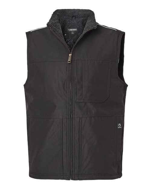 DRI DUCK Men's GrizzlyTec™ Rigor Vest in Black, front view