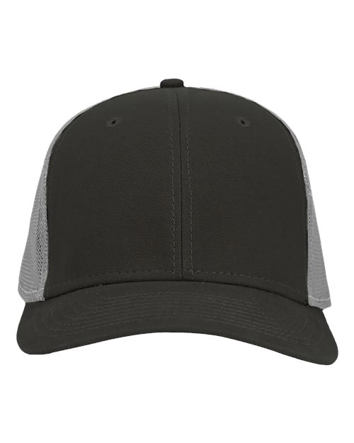 DRI DUCK Hudson Flex Cap in Charcoal/Fog, front view