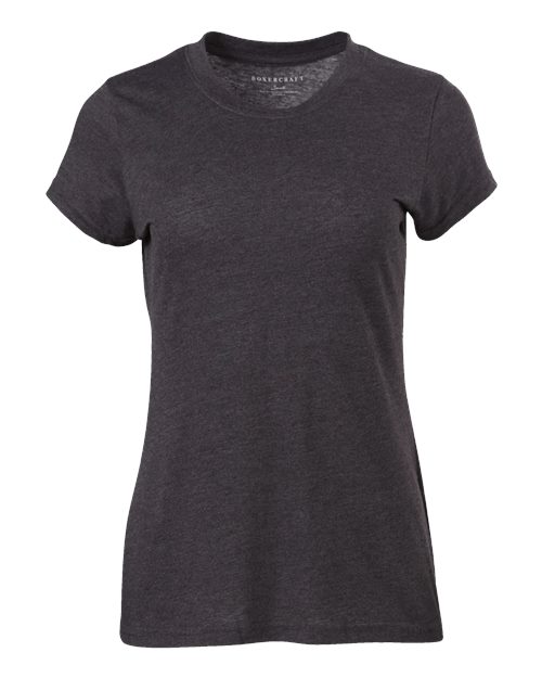 Boxercraft Women's Tri-Blend T-Shirt in Charcoal Heather