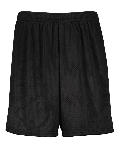 Augusta Sportswear Men's Modified 7" Mesh Shorts in Black