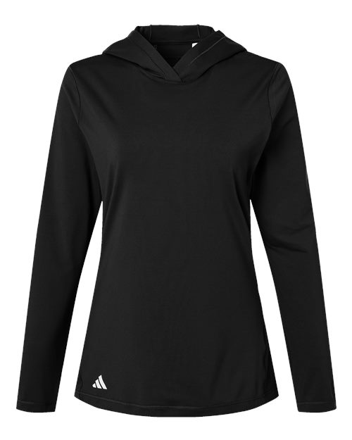 Adidas Hoodie in Black, front view