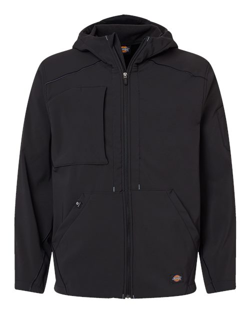 Dickies Men's Tall Protect Hooded Jacket in Black