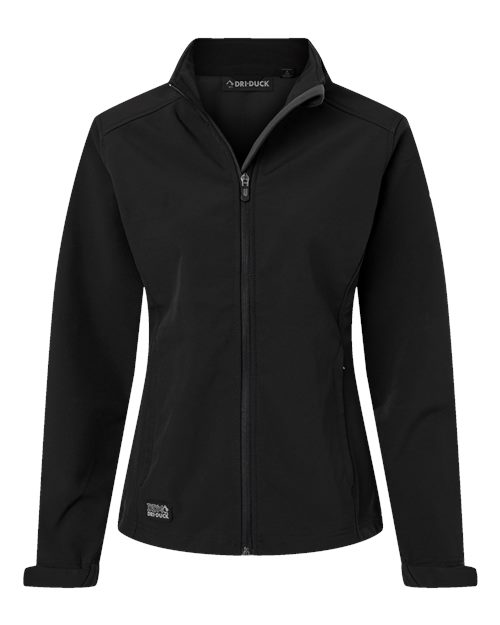 DRI DUCK Women's Motion Soft Shell Jacket in Black