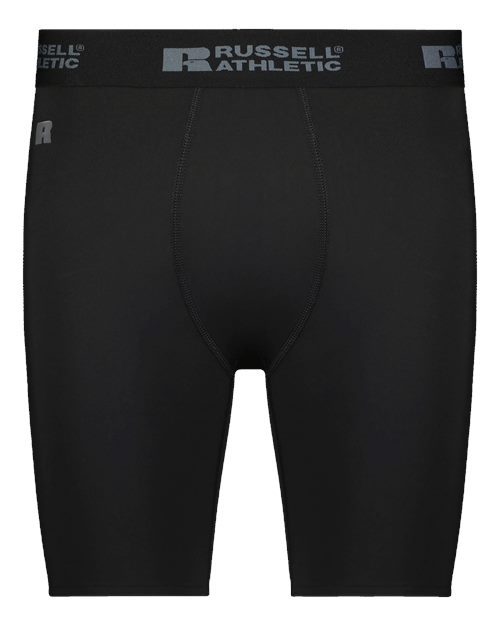 Russell Athletic Unisex CoolCore® Compression Shorts in Black
