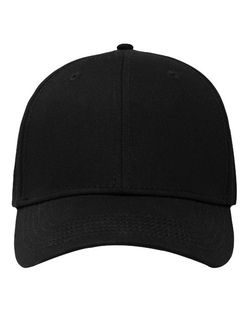 Sportsman Lo-Pro Solid Traditional Cap in Black, front view