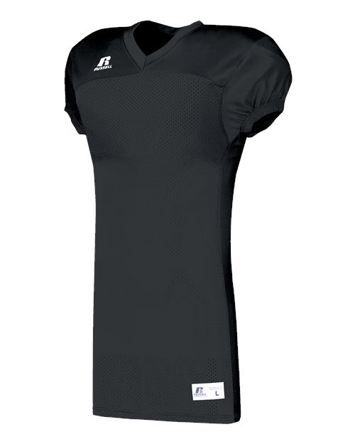 Russell Athletic Unisex Jersey With Side Inserts in Black