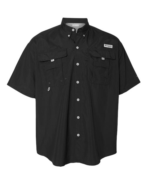 Columbia Men's PFG Bahama™ II Short Sleeve Shirt in Black