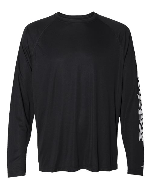 Columbia Men's PFG Terminal Tackle™ Long Sleeve T-Shirt in Black/Cool Grey