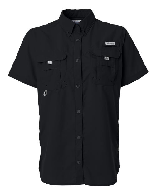 Columbia Women's PFG Bahama™ Short Sleeve Shirt in Black