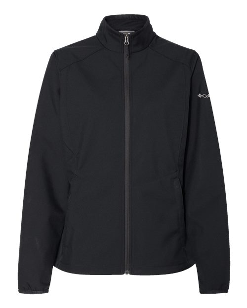 Columbia Women’s Kruser Ridge™ Soft Shell Jacket in Black, front view
