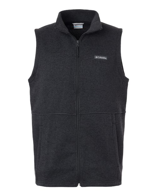 Columbia Men's Alto Pass™ Fleece Vest in Black, front view