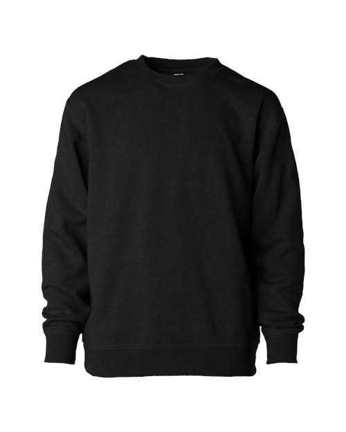 Independent Trading Co. Toddler Lightweight Special Blend Crewneck Sweatshirt in Black