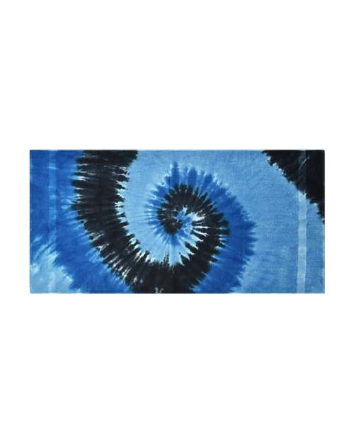 Colortone Beach Towel in Blue Ocean