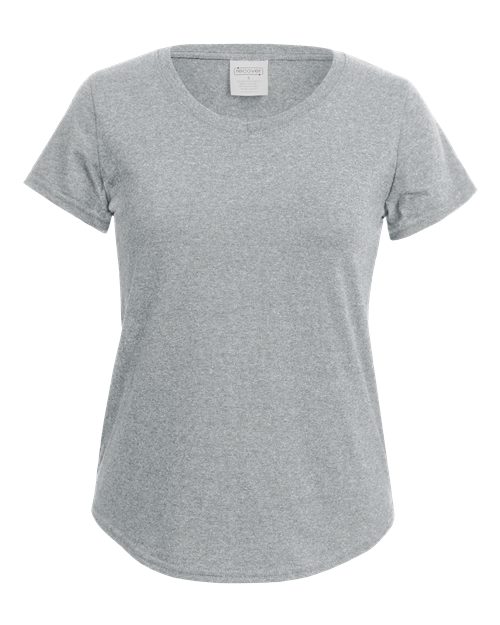 Recover Women’s Eco Tee in Ash, front view