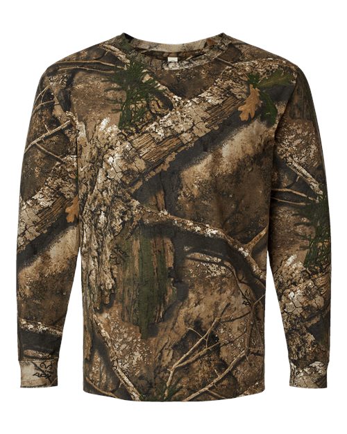 Code Five Unisex Realtree® Camo Long Sleeve Tee in Realtree Apx