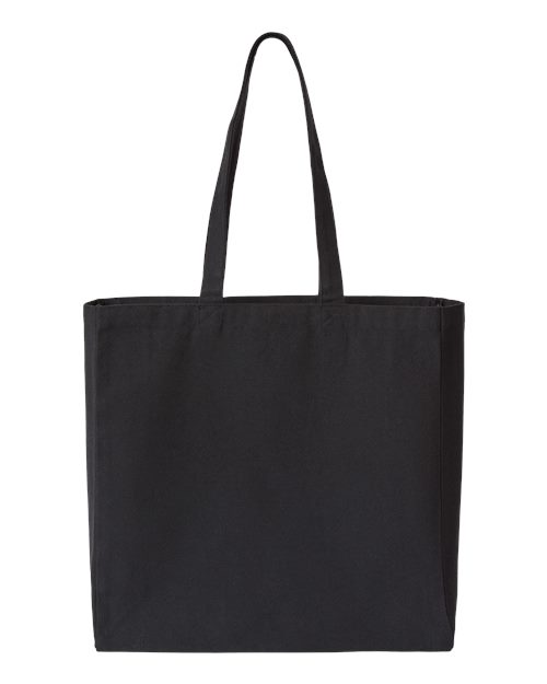 Liberty Bags Isabella Midweight Recycled Canvas Tote in Recycled Black