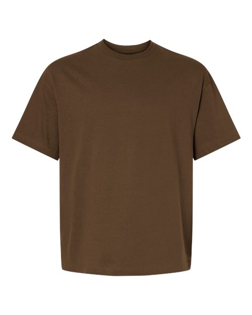Hanes Unisex Beefy-T® Retro Street T-Shirt in Army Brown