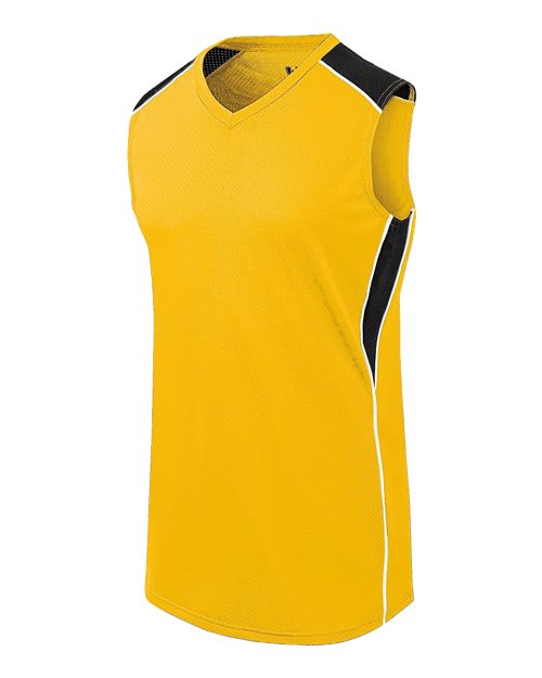 Augusta Sportswear Women's Dynamite Jersey in Athletic Gold/Black/White