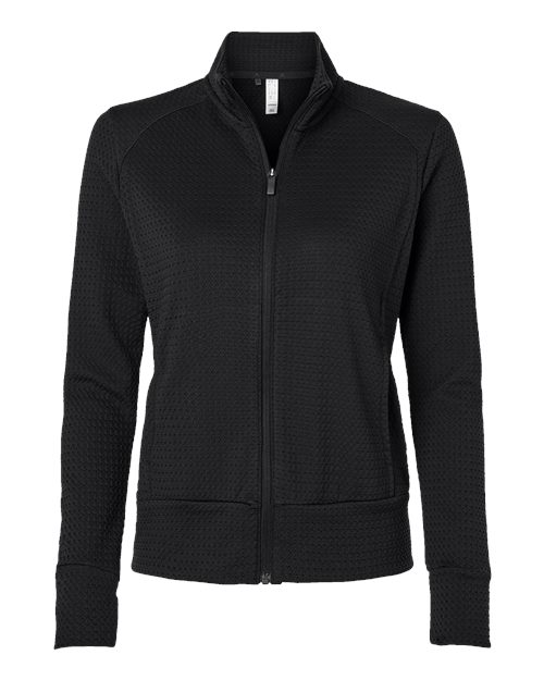 Adidas Jacket in Black, front view