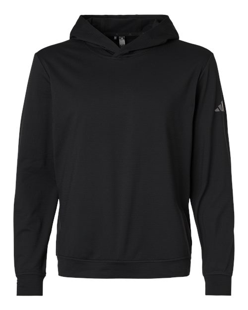 Adidas Men's Ultimate365 Elevated Hoodie in Black, front view