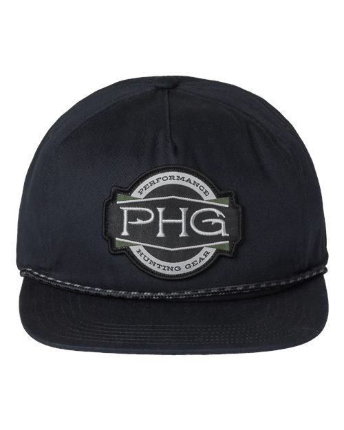 Columbia PHG Terminal™ Shot Snapback Cap in Black, front view