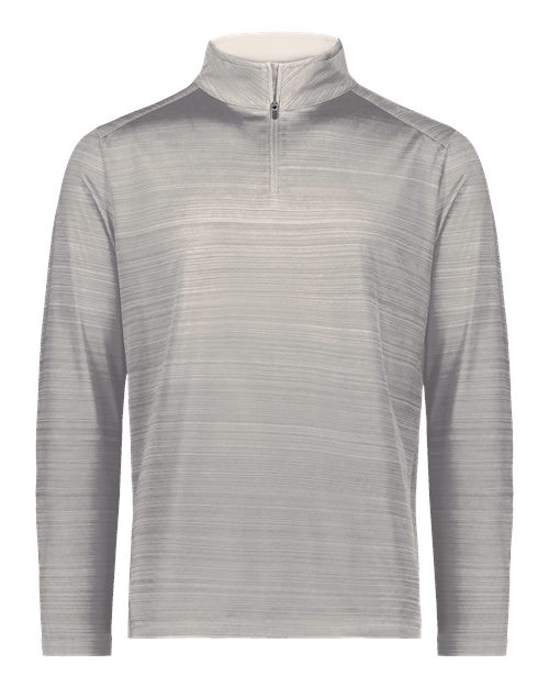 Augusta Sportswear Unisex Pursuit Quarter-Zip Pullover in Athletic Grey
