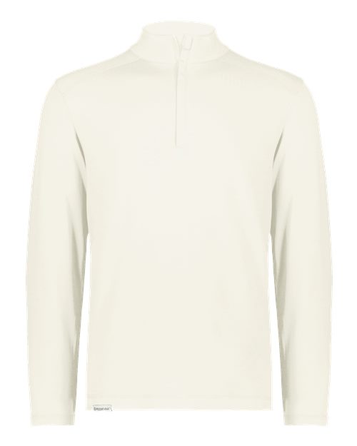Holloway Unisex Eco Revive™ Ventura Soft Knit Quarter-Zip Pullover in Birch