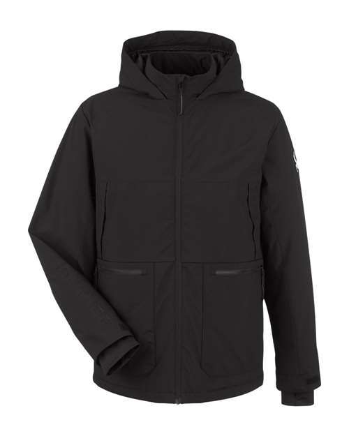 Spyder Men's Convert Insulated Jacket in Black, front view